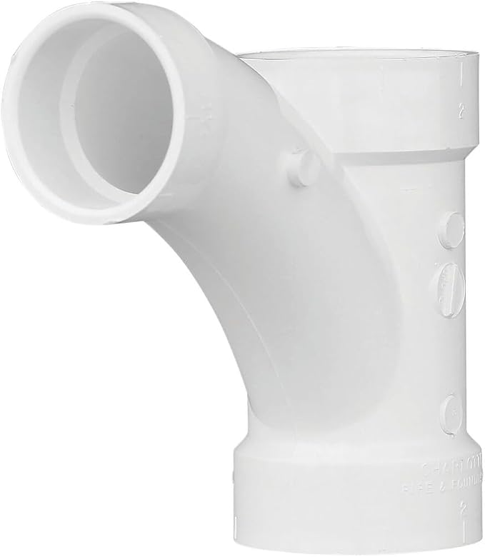 Genova 700 Combination Solvent Weld Pipe Reducing Tee/Wye, 2 x 1-1/2 In by Genova