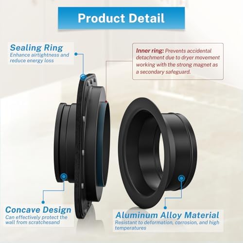 Hon&Guan Magnetic Dryer Vent Coupling Connector Kit DV180 - Image 3
