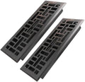 Howeall 4x12 Inches 2 Pack Heavy Duty Walkable Floor Register Easy Adjust Air by Howeall