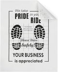 200Pcs Disposable Paper Floor Mats by BECBOLDF