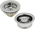 Westbrass D2165-05 4-1/4" OD Post Style Large Kitchen Basket Strainer by Westbrass