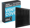 Repa Market 12 x 12 Inch Black Square Air Vent Cover by RepaMarket