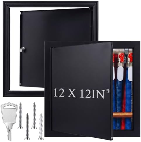 Gisafai Aluminum Access Panel for Drywall, 12 x 12 Inch by Gisafai