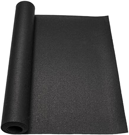 MSI Rubber Utility Mat 48in. x 72in. Black Floor Mat Pack Accent Wall Tile - Image 6