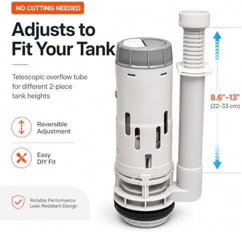 2 Inch Dual Flush Valve Replacement Kit - Image 5