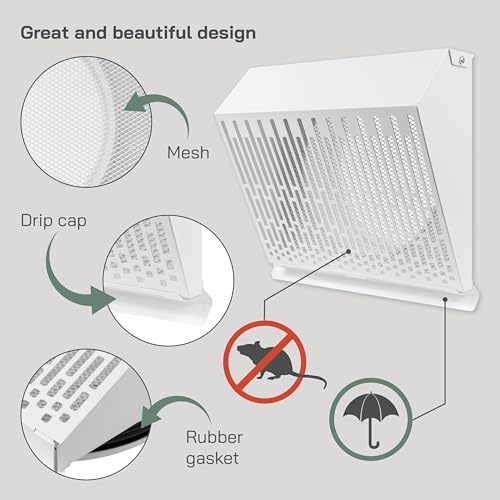 Vent Systems 8" Inch Exhaust Vent Cover - Image 3