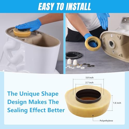 MENNTY Extra Thick Toilet Wax Ring Kit - Image 6