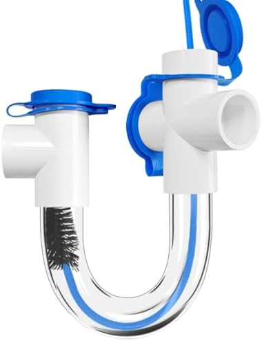3/4 Clear PVC U Trap Pipe Fitting Connector by WESUA