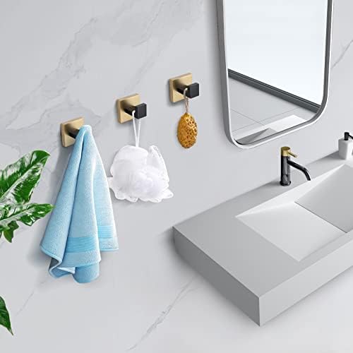 TQKAG Bathroom Towel Hook, 2 Pack Coat Robe Holder - Image 5