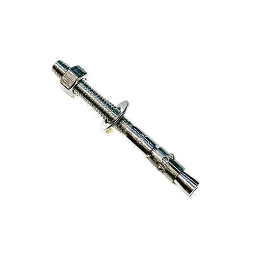 Mighty Fasteners Wedge Anchors – Heavy-Duty 304 Stainless Steel Expansion Bolts by We%E2%80%99reFastenedtoYourNeeds