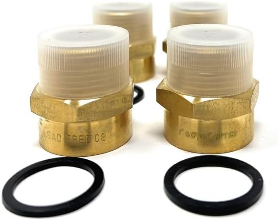 Cascada 1" G Thread Female to 1" NPT Male Adapter | Brass Pipe Fitting Adapter - Image 7