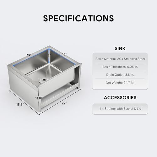 WILPREP Commercial Mop Sink - Image 6