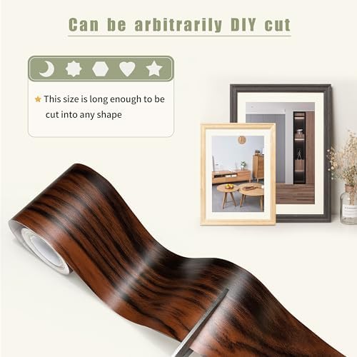 Besezx Wood Grain Repair Tape, 2.4" X15', Self Adhesive Wood Grain Repair Patch - Image 6