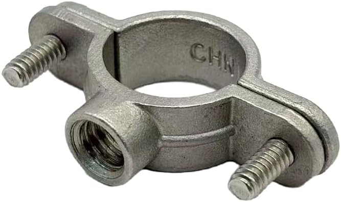 Split Ring Pipe Hanger, 316 Stainless Steel, 3/8" Rod Fitting, Marine Grade by Unknown