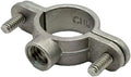 Split Ring Pipe Hanger, 316 Stainless Steel, 3/8" Rod Fitting, Marine Grade by Unknown