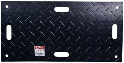 12Pcs 2' x 4' Ground Protection Mats w/ 22 Pcs Single Connectors by MyteeProducts