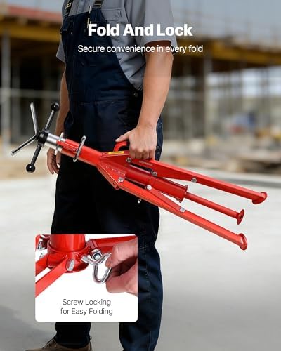 VEVOR Heavy-Duty V-Head Pipe Stand - Image 6