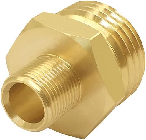 Joywayus 2PCS 3/4 GHT Male to 3/8 Compression Male Thread Adapter Pipe Fitting - Image 5