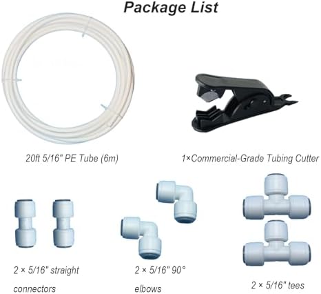 5/16" RO Water Line Kit with Tubing Cutter - Image 2