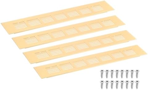 uxcell Air Vents Cover, Rectangle Louvered Ventilation Grille by uxcell