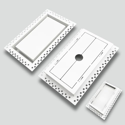 Flush Wall Vent Cover 6x10 Inch by DDPow