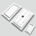Flush Wall Vent Cover 6x10 Inch by DDPow
