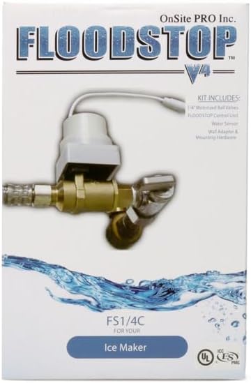 FloodStop Ice Maker Leak Detector Kit, 1/4" Compression | Automatic Water - Image 2