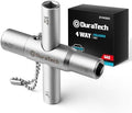 DURATECH 4 Way Sillcock Key, for Valve, and Spigots by DURATECH
