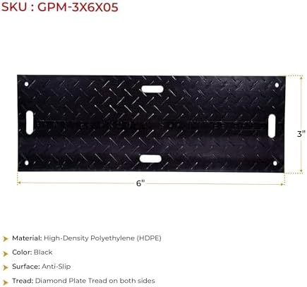 3' x 6' Ground Protection Mats Kit w/ 10 Pcs Single Connectors - Image 4