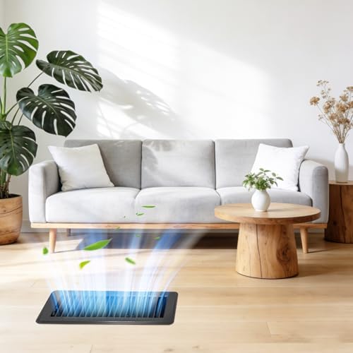 4 Pack Floor Vent Covers, Floor Register 4" x 10", Adjustable Decorative Vent - Image 6