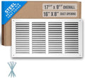 Fits 16x8 Duct Opening | Steel Return Air Grille by Handua | Vent Cover Grill by Handua
