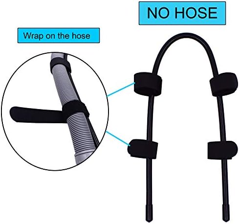 YYST Flexible Laundry Tub Washing Machine Discharge Hose Clip Hose Holder - Image 2