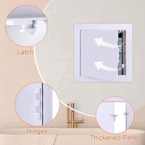 Suteck Plastic Access Panel for Drywall & Ceiling 8 x 8 Inch - Image 5