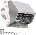 3 Inch Dryer Vent Cover Outside by JYINCPED