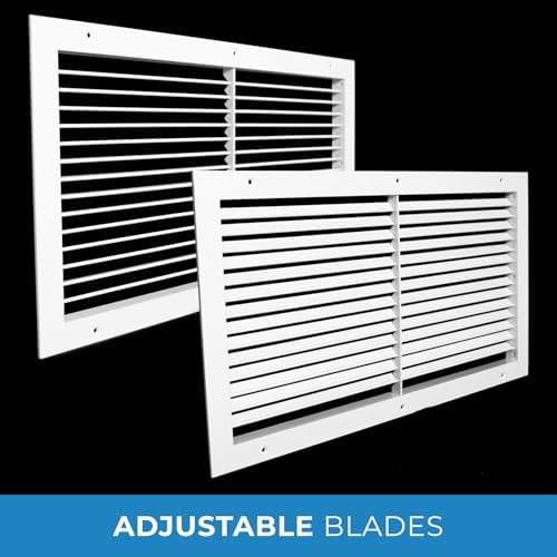 24x10 Aluminum Adjustable Return/Supply HVAC Air Grille - Image 7