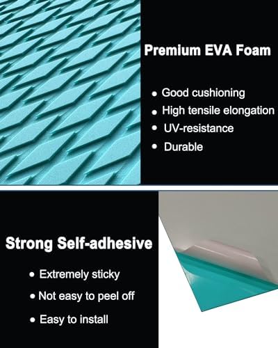 Hjdeck Universal Surfboard Pad EVA Foam Boat Flooring Decking Sheet - Image 3