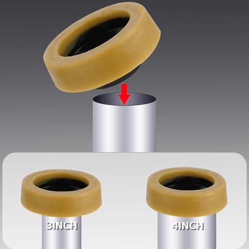 Universal extra Thick Toilet Wax Ring Replacement Kit, Wax Ring - Image 6