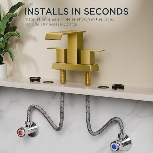 FORIOUS Bathroom Faucets 3 Hole - Image 5