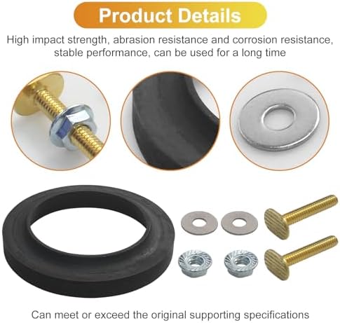 12524 RV Toilet Seal Closet Bolt kit Replacement - Image 6