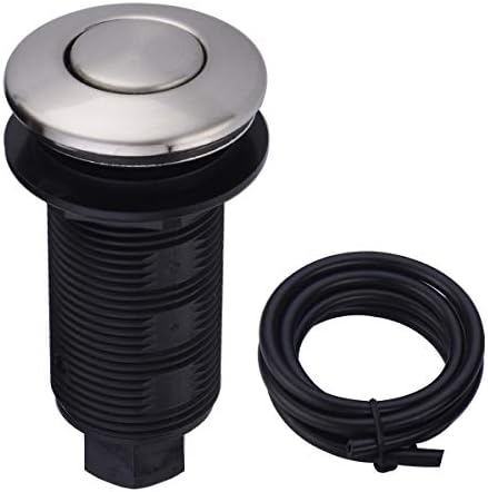 Air Activated Switch Button for Sink Garbage Disposal Part, Brushed Nickel by SINKINGDOM