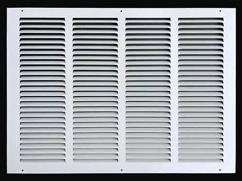 Fits 20x14 Duct Opening Stamped Steel Return Air Grille Vent Cover Grille - Image 2