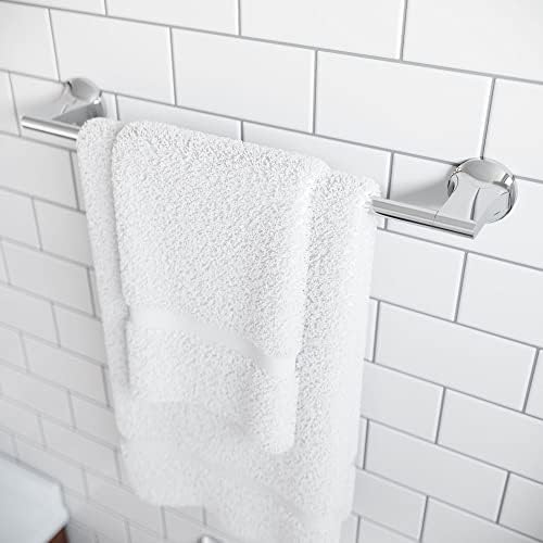 Pfister Pfirst Modern Towel Bar, 18 in Chrome Bathroom Wall Mount BTBPFM1C - Image 2