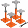 4-Pack Adjustable House Floor Jacks, 5-8 Inch Telescoping by Unknown