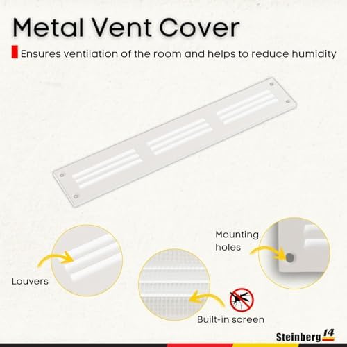 Steinberg14 White Vent Cover 10x1 - Image 2