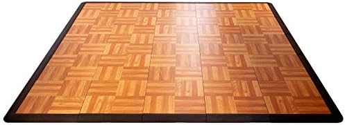 SnapLock Portable Dance Floor Kit, Oak Finish, 25 Sq Ft by BigFloors