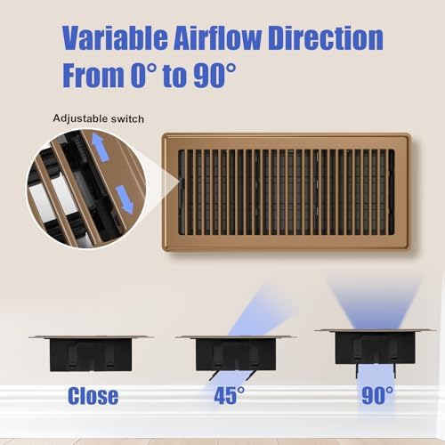 Floor Register Fits 6x14 and 14x6 Duct Opening - Image 4