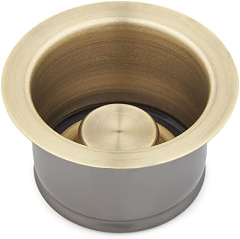 Signature Hardware 482756 3-1/2" Brass Kitchen Garbage Disposal Flange and by SignatureHardware