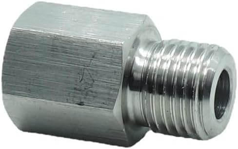 2 Pcs 1/4" NPT Pipe Female x M14 x 1.5 Male Metric Gauge Sensor Adapter - Image 2