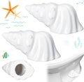 Wonderjune 2 Pack Toilet Bolt Covers Ceramic Bathroom by Wonderjune