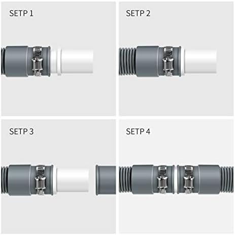 2 Pieces Washing Machine Drain Hose Connectors, Fit - Image 7